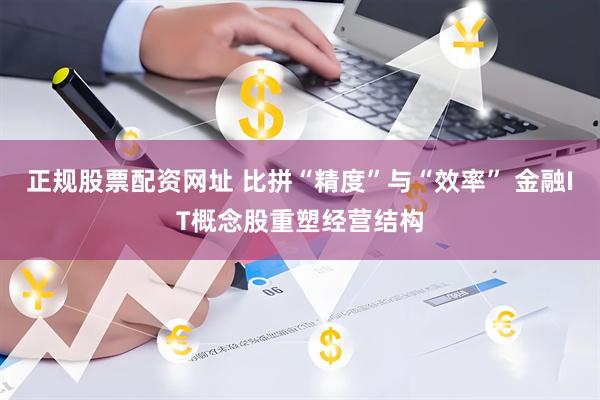 正规股票配资网址 比拼“精度”与“效率” 金融IT概念股重塑经营结构