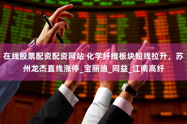在线股票配资配资网站 化学纤维板块短线拉升，苏州龙杰直线涨停_宝丽迪_同益_江南高纤