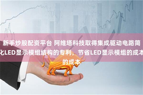 新手炒股配资平台 阿维塔科技取得集成驱动电路简化LED显示模组结构的专利，节省LED显示模组的成本